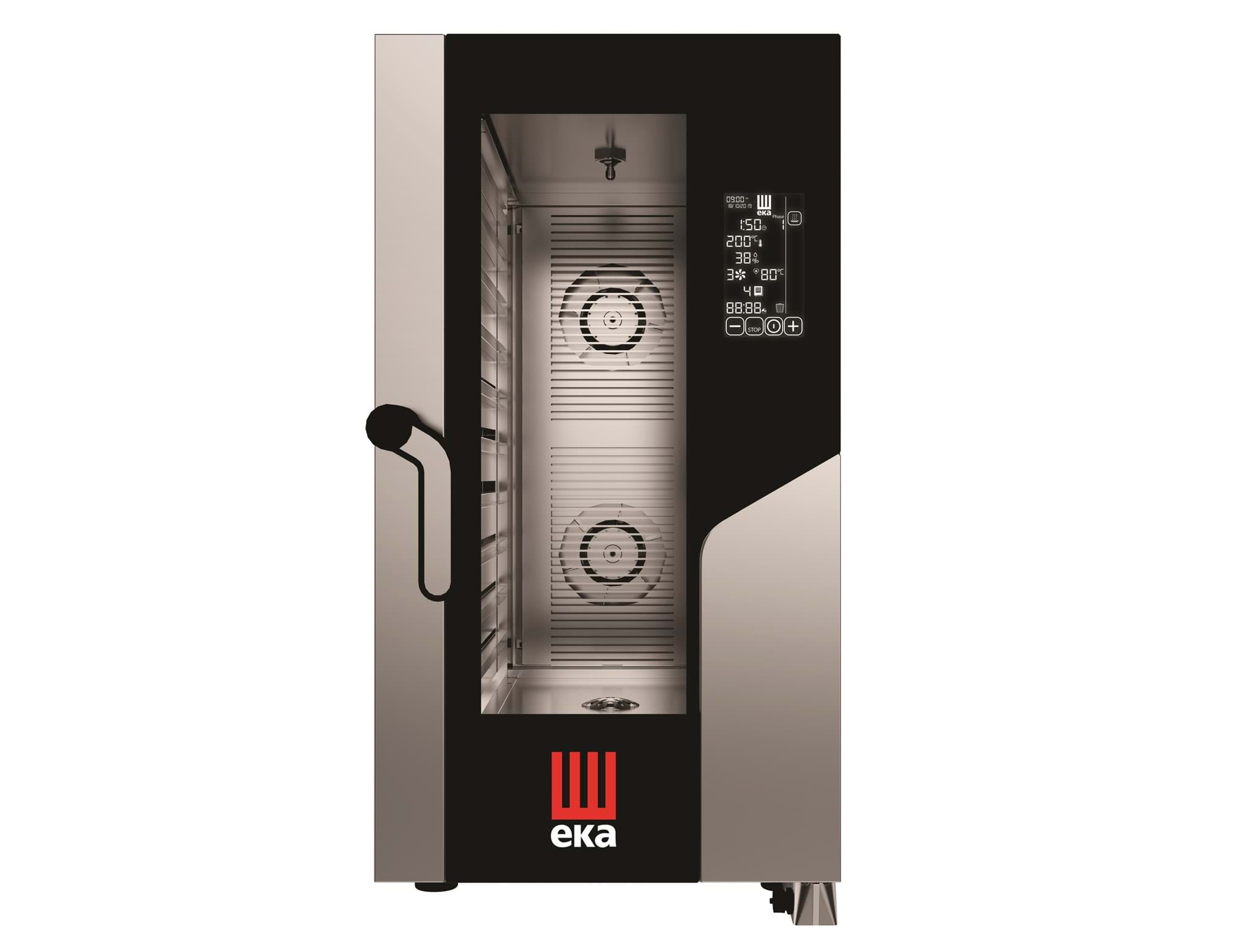 EKA MILLENNIAL SERİSİ ELEKTRİKLİ KOMPAKT KONVEKSİYON FIRIN ELEKTRONİK KONTROL - MKF 1011 C BM resmi